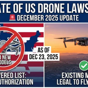 US Drone Laws 2025: Authorized Drones List, DJI Ban Status & Compliance Guide<meta name=