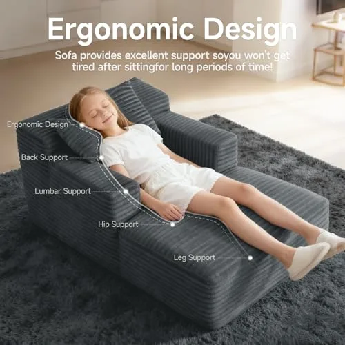 Side profile of the ergonomic slope design