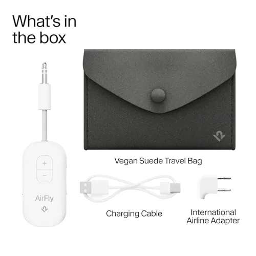 Diagram showing AirFly Pro 2 dual headphone pairing feature