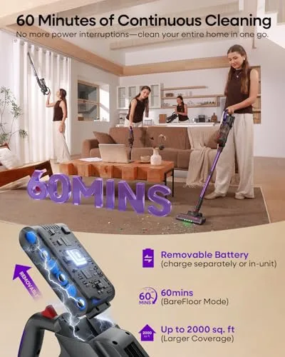 AlloyMove Vacuum Green LED Light Technology