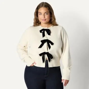 Amazon Essentials Tie Front Cardigan Review: Cute for the Office?