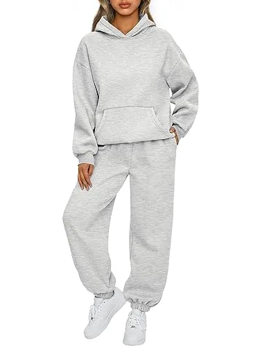 AUTOMET Womens 2 Piece Outfits Lounge Hoodie Sweatsuit Sets Plus Size Fall Fashion Clothes Airport Travel Pants Tracksuits