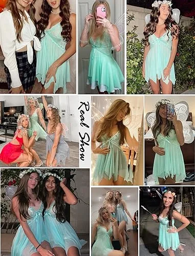 Avidlove Lingerie for Women Lace Babydoll Sleepwear Boudoir Outfits Plus Size Langeray XS-5XL