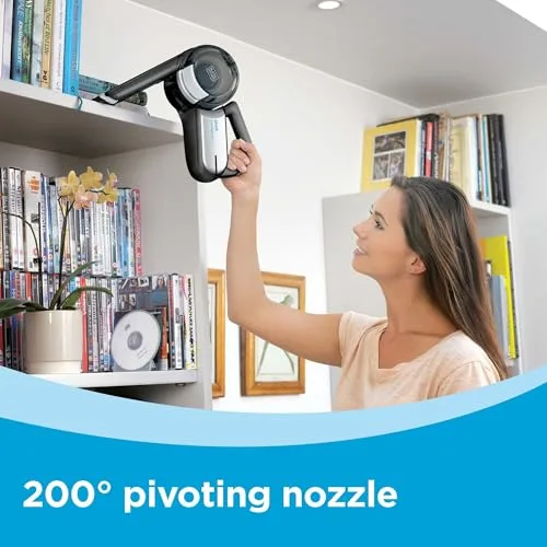 BLACK+DECKER Pivot Vac Cleaning High Shelves