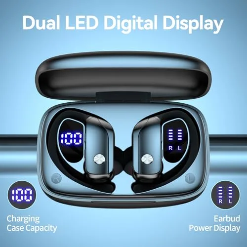 bmani Earbuds flexible ear hook demonstration