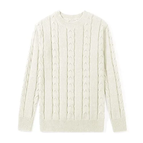 CHARTOU Women's Winter Chunky Cable Knit Long Skirt 2 Piece Outfit Sweater Sets