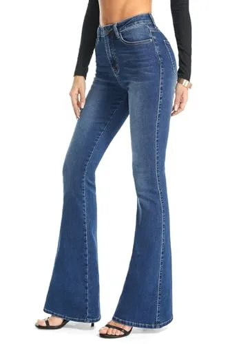 Side view showing the flare leg