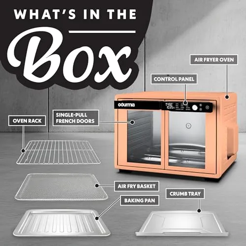 Gourmia Air Fryer control panel close up