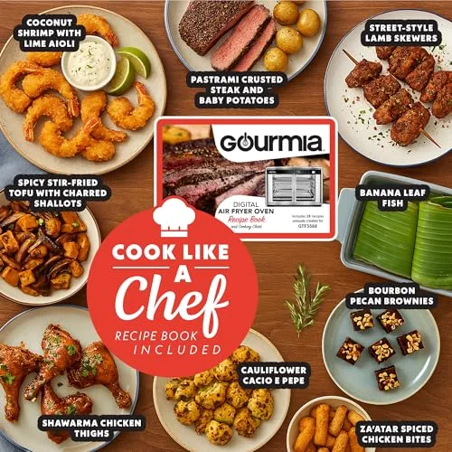 Gourmia French Door Air Fryer lifestyle shot