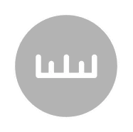 Dimensions of the Armless Drafting Chair