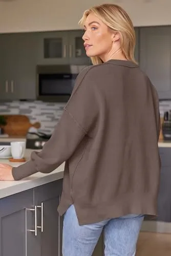 Sweater Side Slit View