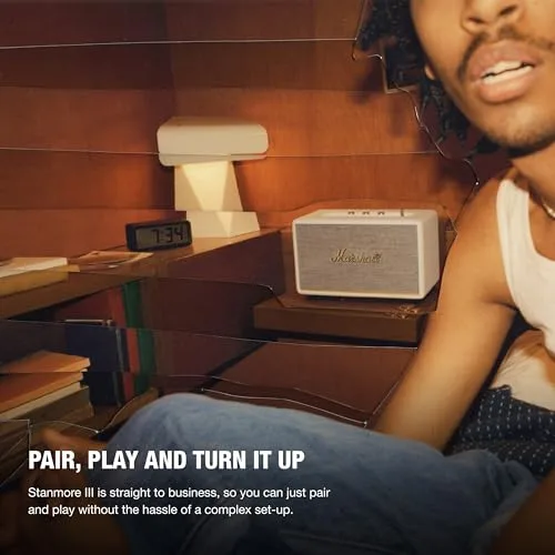 Rear view showing RCA, 3.5mm, and power inputs