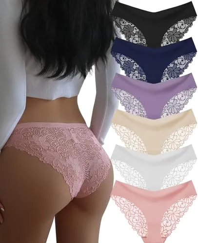 Seamless Lace Panties Main View