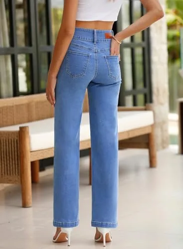 Back view fit of the jeans