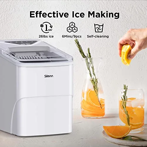 Silonn Ice Maker Producing Ice