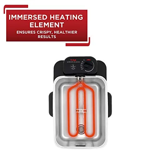 T-fal fryer disassembled showing dishwasher safe components