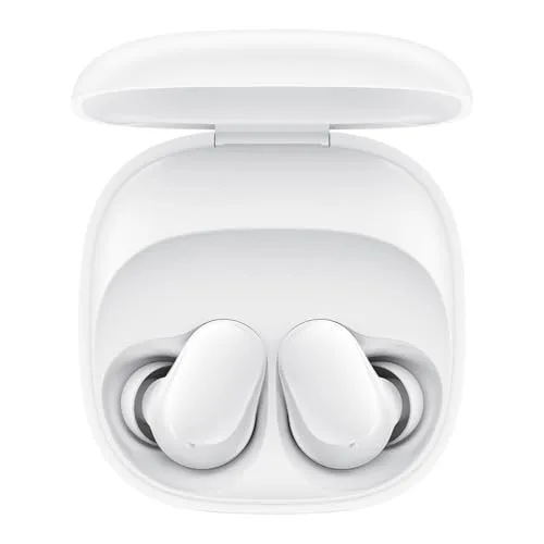 Xiaomi Redmi Buds 6 Play | 10mm Dynamic Driver | AI Noise Reduction | Up to 36-Hour Battery Life | Bluetooth® 5.4 | Touch Control - Global Version - (White)